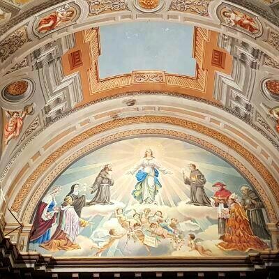 San Francesco Affreschi Del Presbiterio2 Chieti Padre Giovanni Lerario