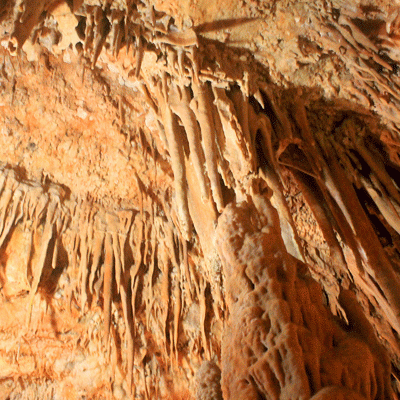 Stalattiti Soffitto Grotta Del Trullo Putignano